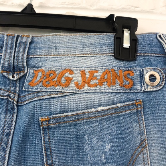 Dolce & Gabbana Denim - D&G Dolce and Gabbana Embroidered Boot Cut Jean 28